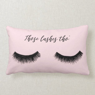 Lash Chat - Those Lashes Tho' Lumbar Pillow