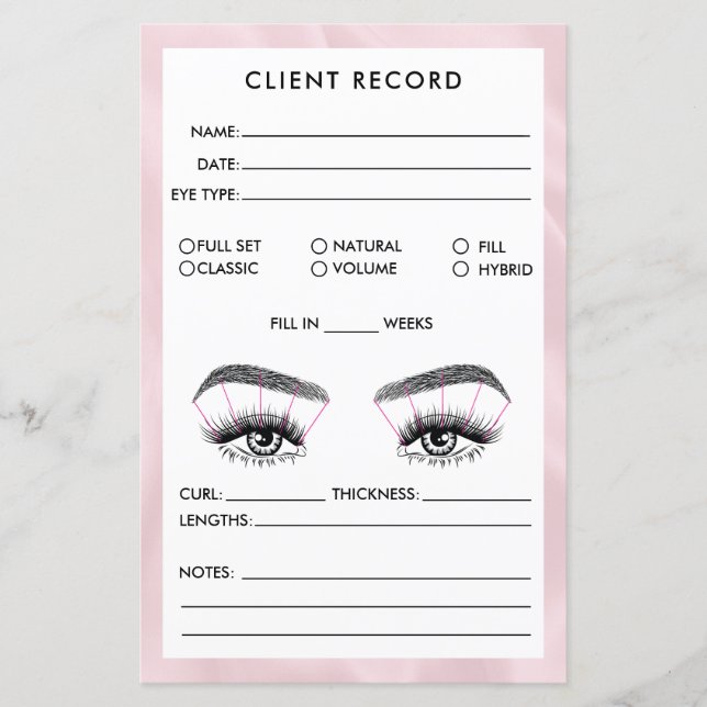 Lash Client Record Add Logo  (Front)