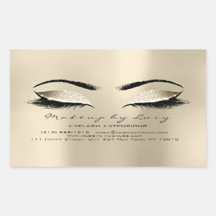 Lash Extension Makeup Beauty Champaigne Glitter Sticker