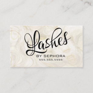Lash Extensions Beauty Consultant Expert Business Card