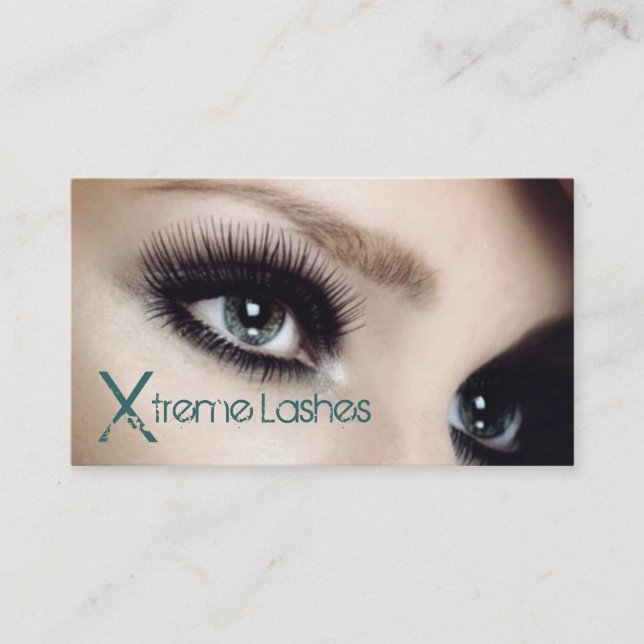 Lash Extensions, Lashes Salon Carte de visite (Devant)