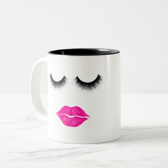 Lash & Lèvres tasse (Devant gauche)