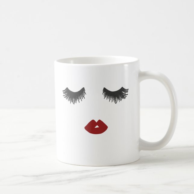 LASH & LIP Love Burgundy Mug (Right)