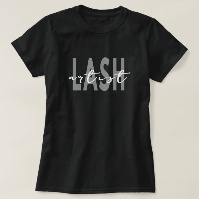 Lash Makeup Artist T-Shirt (Design Front)