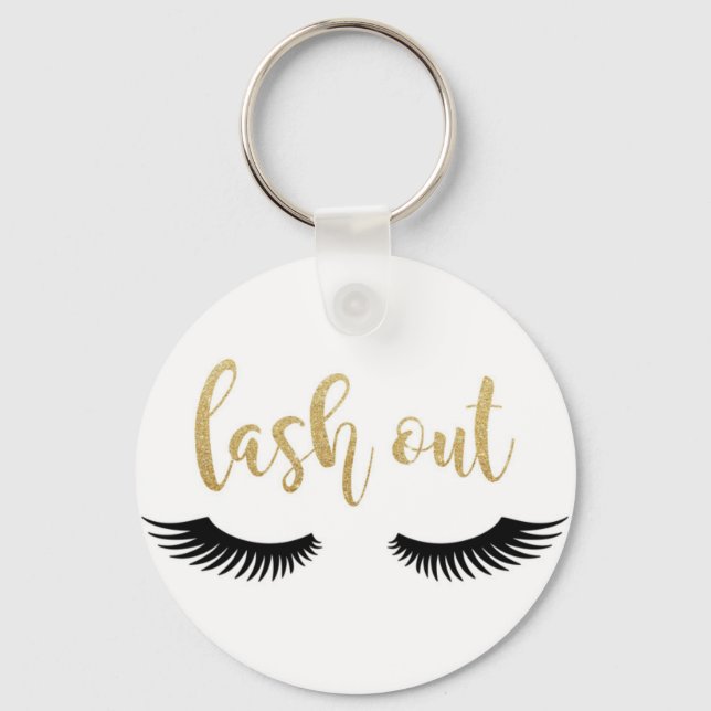 lash-out-lse-metal-travel-mugs keychain (Front)