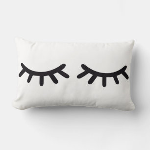 Lash Print Throw Pillow