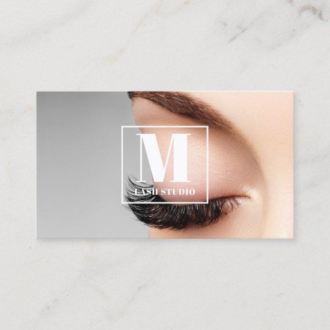 Lash Studio Brows & Eyelashes Business Card (Front)