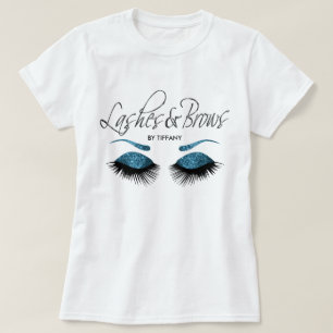 Lashes and Brows -  Blue T-Shirt