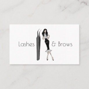 Lashes and Brows Business Card