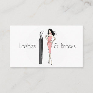 Lashes and Brows Business Card