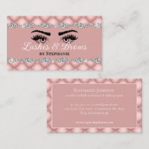 Lashes Brows Blush Pink Diamonds Tufted Glamourous