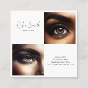 Lashes & Brows Business Card