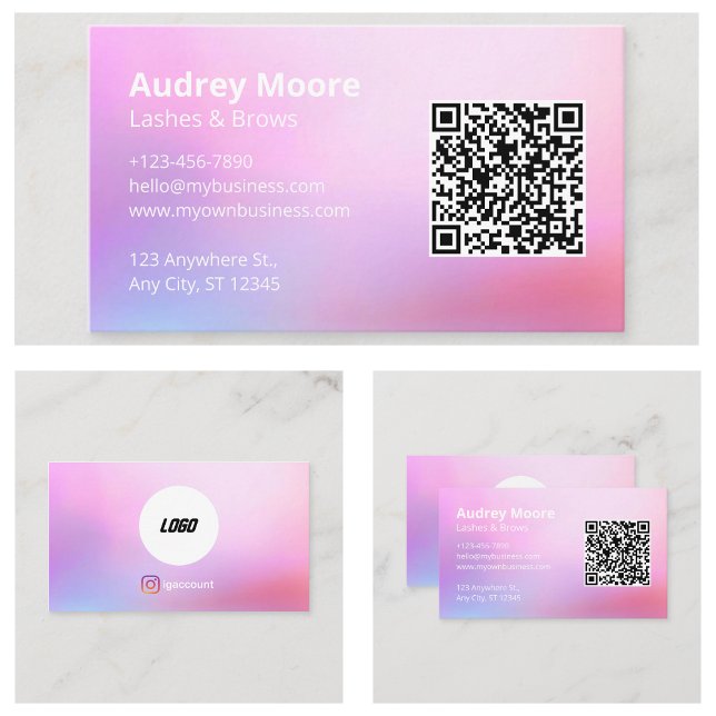Lashes Brows Lash Tech Business Card (Lashes Brows Lash Tech Business Card
)