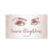 Lashes & Brows Makeup Artist Rose Gold Glitter