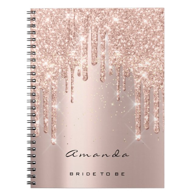 Lashes Confetti Makeup Artist Bridal Shower Spark Notebook (Front)