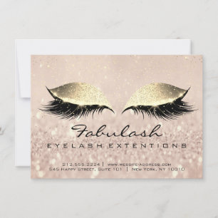 Lashes Extension Aftercare Instruction Gold Makeup