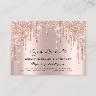 Lashes Extension Aftercare Instruction Spark Rose Appointment Card
