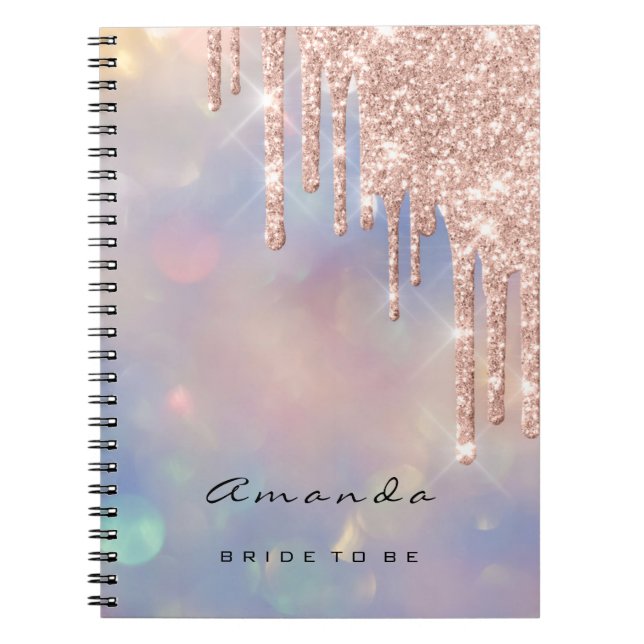 Lashes Extension Event Makeup Artist Bridal Rose Notebook (Front)