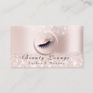 Lashes Extension Makeup Artist Eye Professional Appointment Card