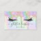 Lashes holographic unicorn glitter drips makeup