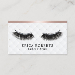 Lashes Makeup Artist Glam Eyelash Salon Luxury Business Card