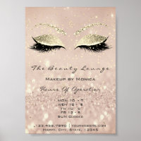 Lashes Makeup Artist Glitter Beauty Salon Skinny1