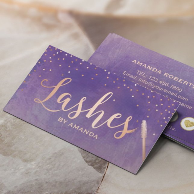 Lashes Makeup Artist Rose Gold Purple Loyalty (Creator Uploaded)