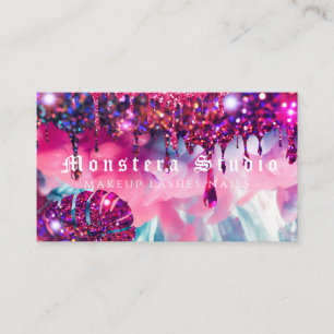 Lashes Makeup Nails Business Card