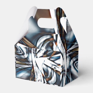 Lashing of rustic and flashy clippings and strokes favor box