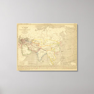 L'Asie, l'an 322 av JC Canvas Print