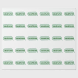 Lass mich in ruhe! wrapping paper