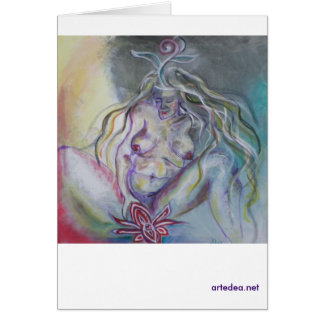 Lassair greeting card