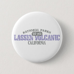Lassen Volcanic National Park 2 Inch Round Button