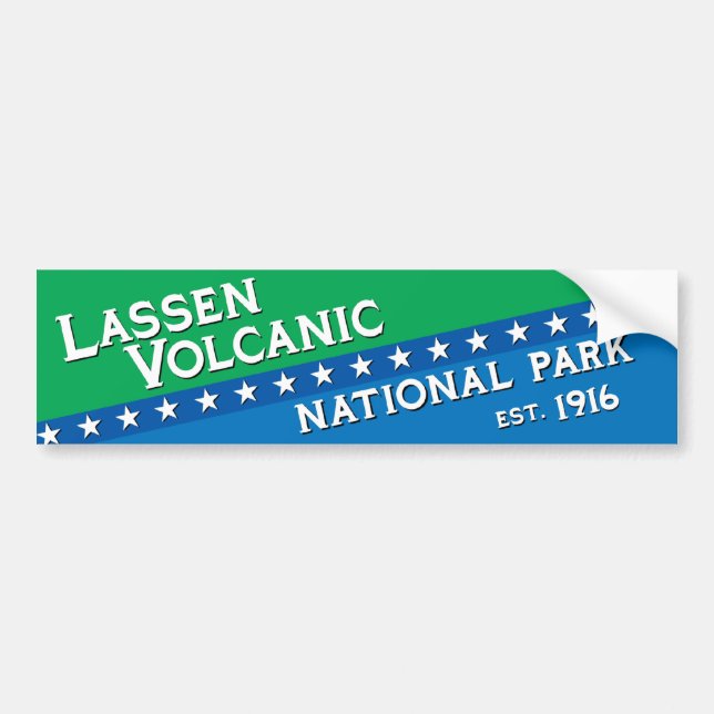 Lassen Volcanic National Park Bumper Sticker (Front)