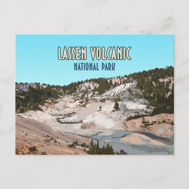 Lassen Volcanic National Park California Postcard (Front)