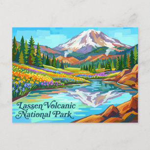 Lassen Volcanic National Park, California, USA Postcard