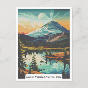 Lassen Volcanic National Park, California USA Postcard