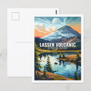 Lassen Volcanic National Park California USA Postcard