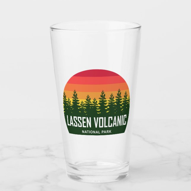 Lassen Volcanic National Park Glass (Front)