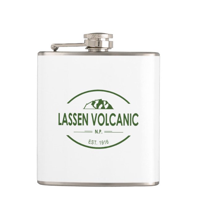 Lassen Volcanic National Park Hip Flask (Front)