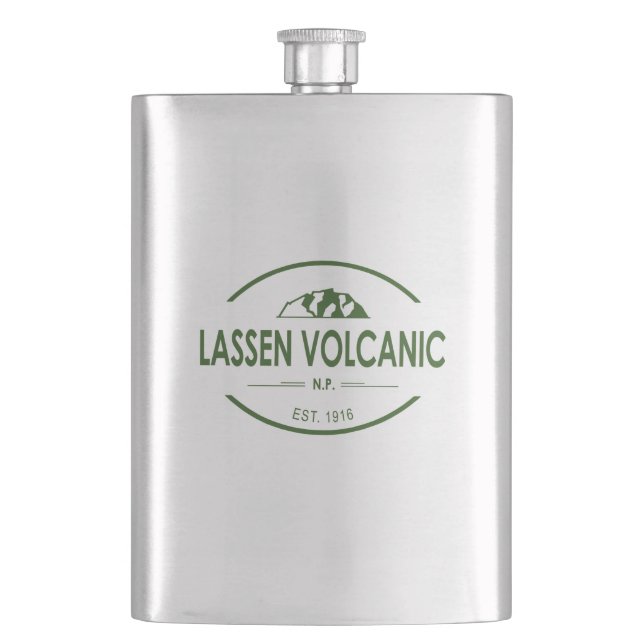 Lassen Volcanic National Park Hip Flask (Front)