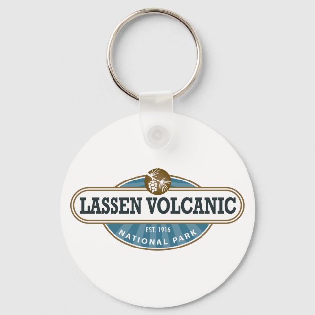 Lassen Volcanic National Park Keychain (Front)