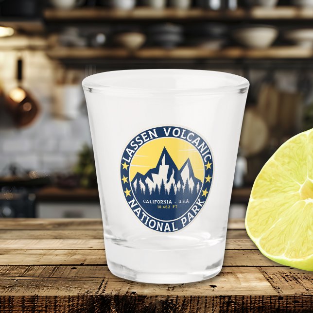 Lassen Volcanic National Park Landscape Shot Glass (Creator Uploaded)