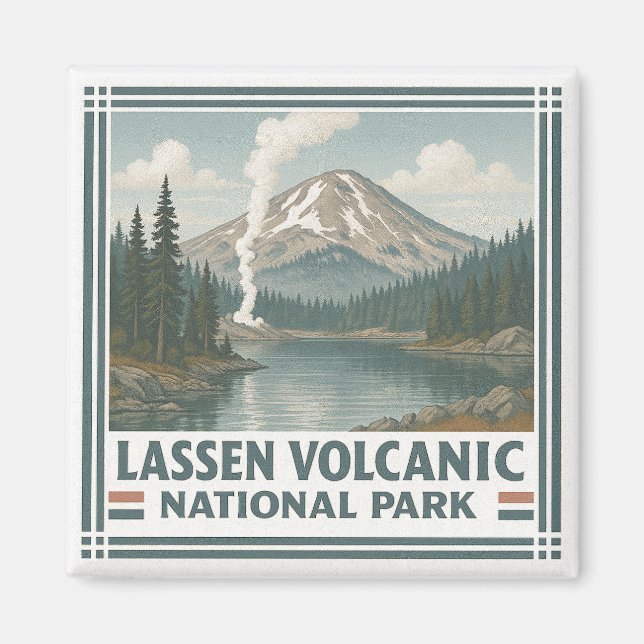 Lassen Volcanic National Park Magnet (Front)