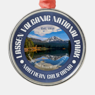 Lassen Volcanic National Park Metal Ornament