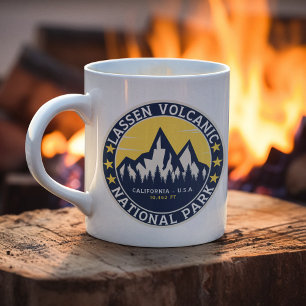 Lassen Volcanic Peak Landscape Coffee Mug