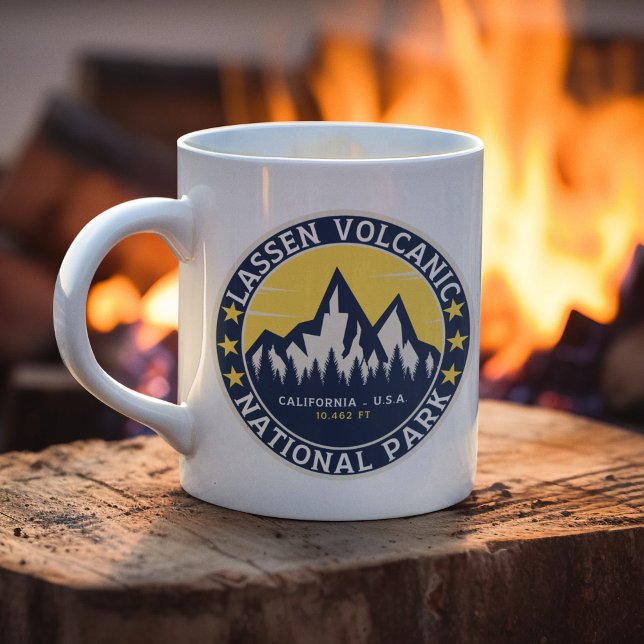 Lassen Volcanic Peak Landscape Coffee Mug (Creator Uploaded)