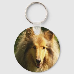 Lassie Collie Keychain
