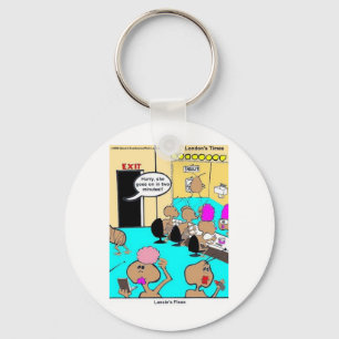 Lassie's Fleas Funny Cartoon Tees & Gifts Keychain