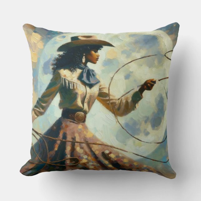 Lasso la lune Coussin fille (Recto)